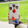 Scarlet macaw Parrot Art Print Women's Leather Wallet