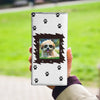 Shih Poo Dog Print Women's Leather Wallet