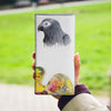 African Grey Parrot Art Print Women's Leather Wallet