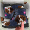 New English Springer Spaniel Print Boots For Women/Men