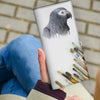 African Grey Parrot Art Print Women's Leather Wallet