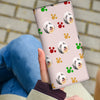 Old English Sheepdog Print Women's Leather Wallet