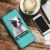 Mr. Bulldog Print Women's Leather Wallet