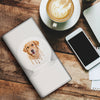 Golden Retriever Art Print Women's Leather Wallet