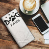 Dog Paws Print Women's Leather Wallet