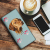 Vizsla Dog Art Print Women's Leather Wallet