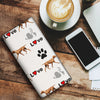 Vizsla Dog Patterns Print Women's Leather Wallet