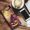 Happy Halloween Print Women's Leather Wallet