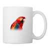 Scarlet macaw Print Coffee/Tea Mug - white