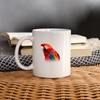 Scarlet macaw Print Coffee/Tea Mug - white