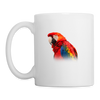 Scarlet macaw Print Coffee/Tea Mug - white