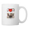 German Shepherd 'Mom' Print Coffee/Tea Mug - white