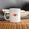 German Shepherd 'Mom' Print Coffee/Tea Mug - white