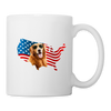 Golden Retriever Print Coffee/Tea Mug - white