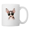 Chihuahua Print Coffee/Tea Mug - white