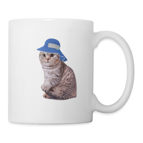 Scottish Fold Cat Print Coffee/Tea Mug - white
