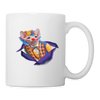 "Clown" Sphynx Cat Print Coffee/Tea Mug - white