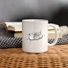 Cat Art Print Coffee/Tea Mug - white