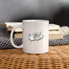 Cat Art Print Coffee/Tea Mug - white