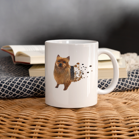 Australian Terrier Print Coffee/Tea Mug - white