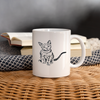 Cat Print Coffee/Tea Mug - white