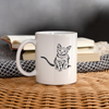 Cat Print Coffee/Tea Mug - white