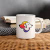 Dog Face Print Coffee/Tea Mug - white