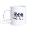 Bluetick Coonhound Print Coffee/Tea Mug - white