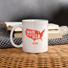 Sphynx Cat Print Coffee/Tea Mug - white