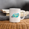 Goldfish Print Coffee/Tea Mug - white