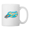 Goldfish Print Coffee/Tea Mug - white