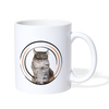 American Curl Cat Print Coffee/Tea Mug - white