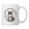 American Curl Cat Print Coffee/Tea Mug - white