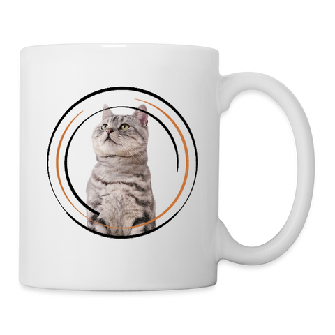 American Shorthair Print Coffee/Tea Mug - white