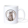 American Shorthair Print Coffee/Tea Mug - white