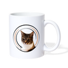 Cute American Shorthair Cat Print Coffee/Tea Mug - white