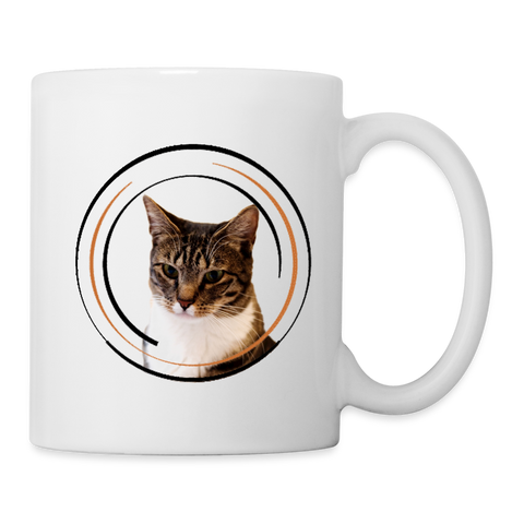 Cute American Shorthair Cat Print Coffee/Tea Mug - white