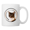 Cute American Shorthair Cat Print Coffee/Tea Mug - white