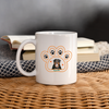 Rottweiler Paws Print Coffee/Tea Mug - white