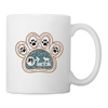 Save the Dog Print Coffee/Tea Mug - white