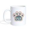 Save the Dog Print Coffee/Tea Mug - white