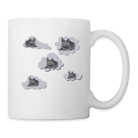 Korat Cat Print Coffee/Tea Mug - white