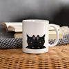 Bombay Cat Print Coffee/Tea Mug - white