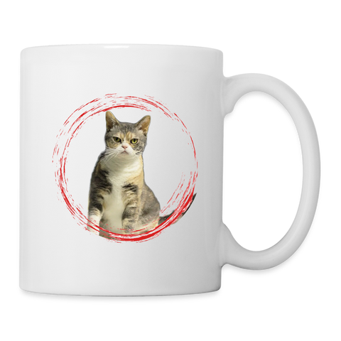 American Wirehair Cat Print Coffee/Tea Mug - white