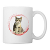 American Wirehair Cat Print Coffee/Tea Mug - white