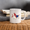 Basset Hound Print Coffee/Tea Mug - white