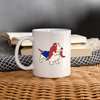 Basset Hound Print Coffee/Tea Mug - white