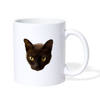 Burmese Cat Print Coffee/Tea Mug - white