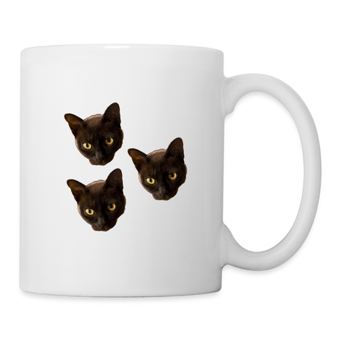 Cute Burmese Cat Print Coffee/Tea Mug - white