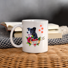 Border Collie MOM Print Coffee/Tea Mug - white